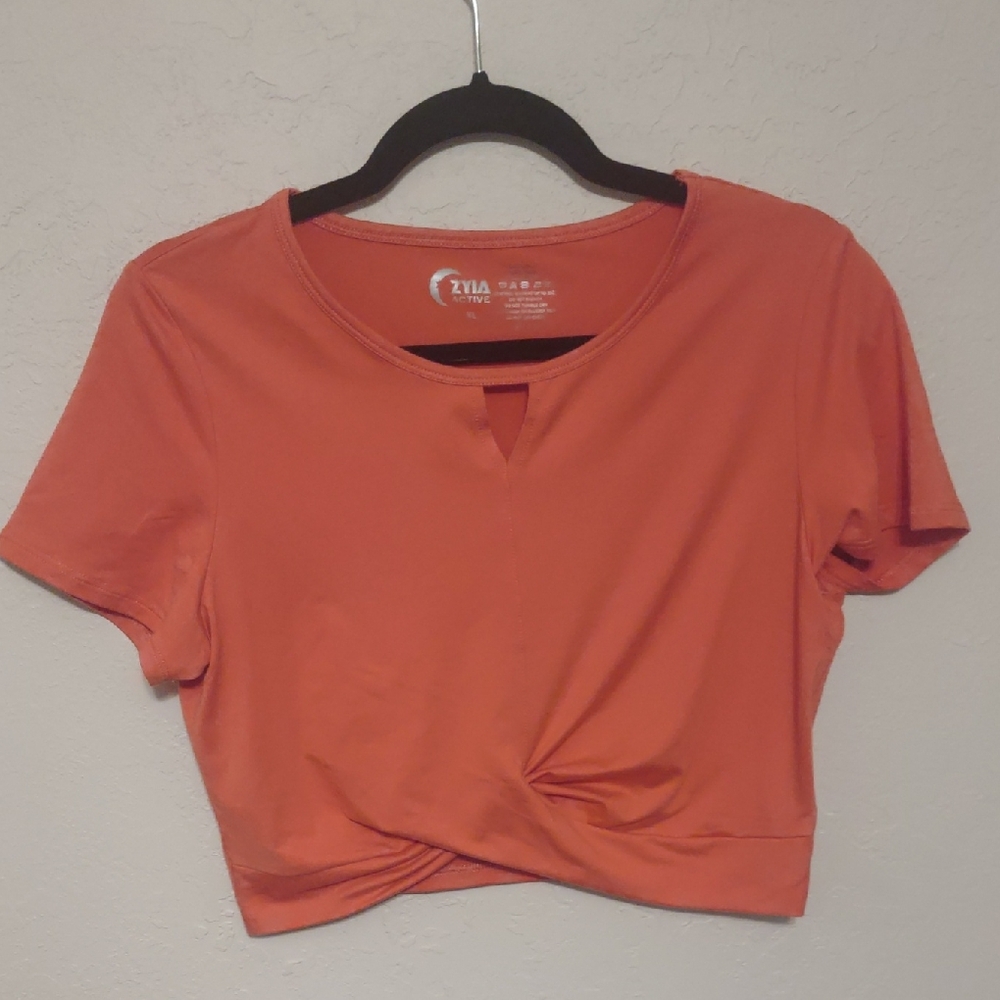 ZYIA Orange Crop Top
